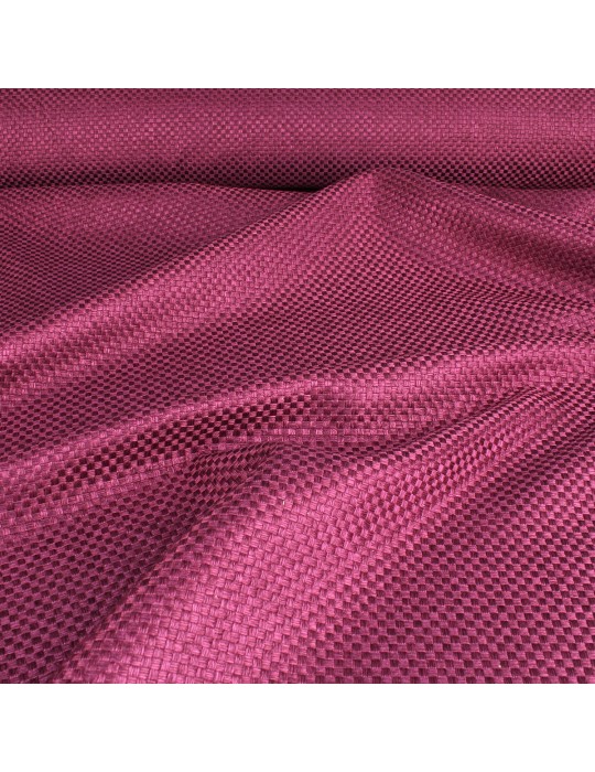Tissu d'ameublement 100 % polyester rose