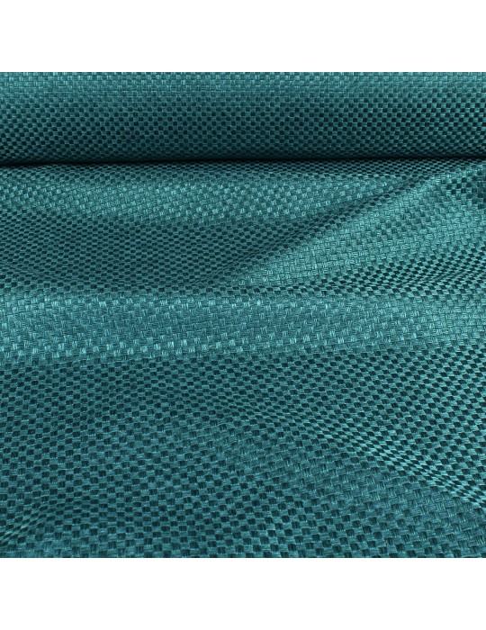 Tissu d'ameublement 100 % polyester bleu