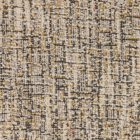 Coupon 3m Tissu Gabrielle Motif Vanille 