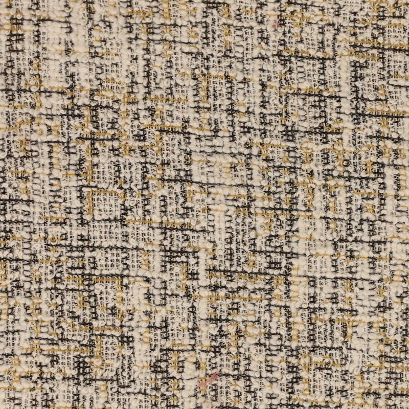 Coupon 3m Tissu Gabrielle Motif Vanille 