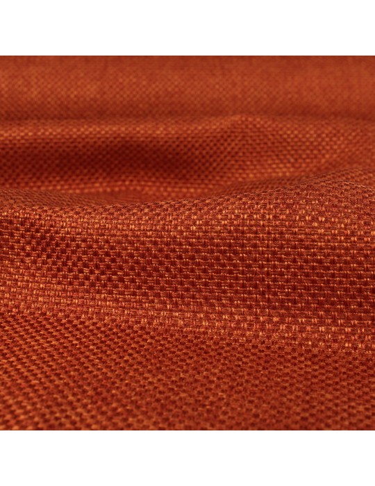 Tissu toile unie d'ameublement orange