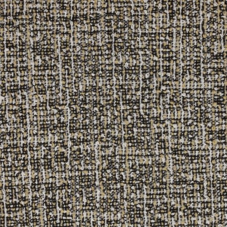 Coupon 3m Tissu Gabrielle Bouclette Noir