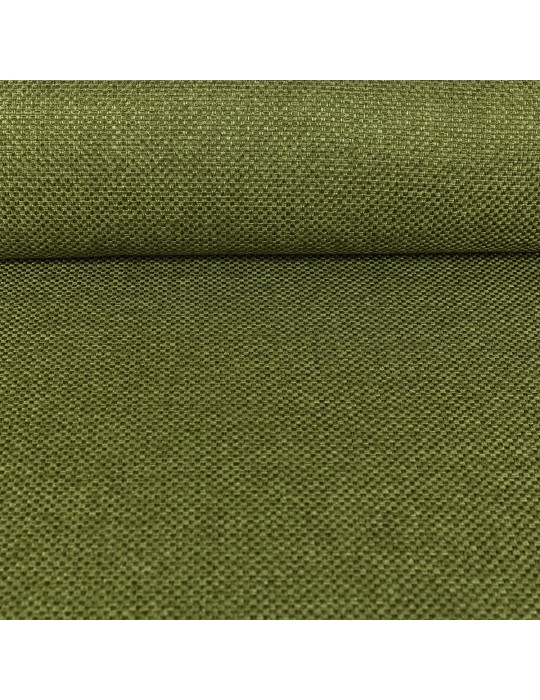Tissu toile unie d'ameublement vert