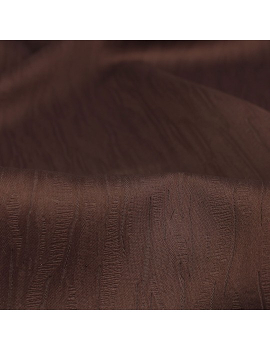 Tissu occultant polyester uni marron