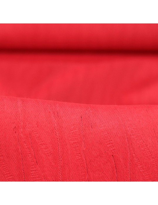 Tissu occultant polyester uni rouge
