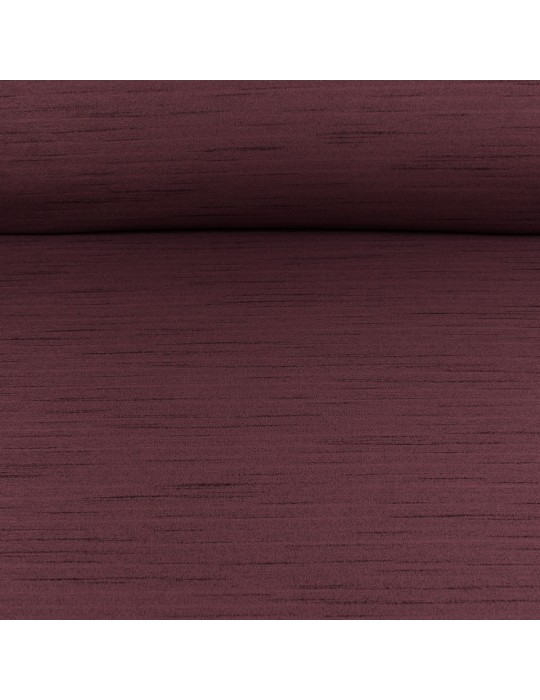 Tissu ameublement occultant 100 % polyester violet