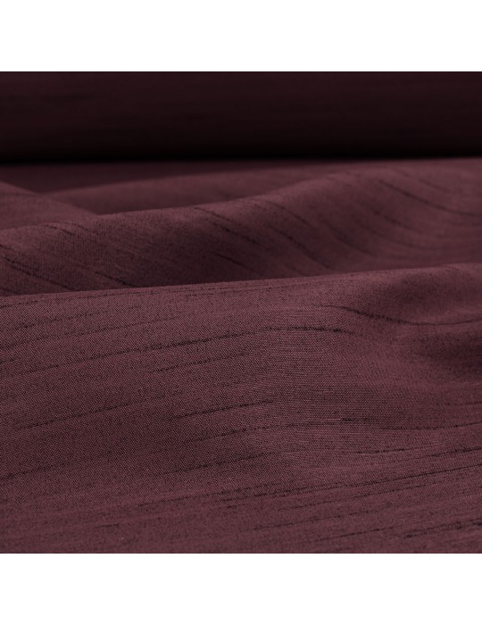 Tissu ameublement occultant 100 % polyester violet