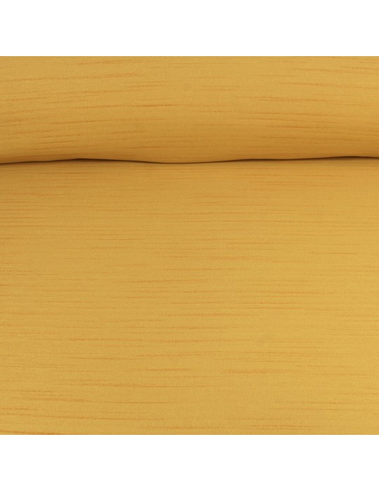Tissu ameublement occultant 100 % polyester jaune