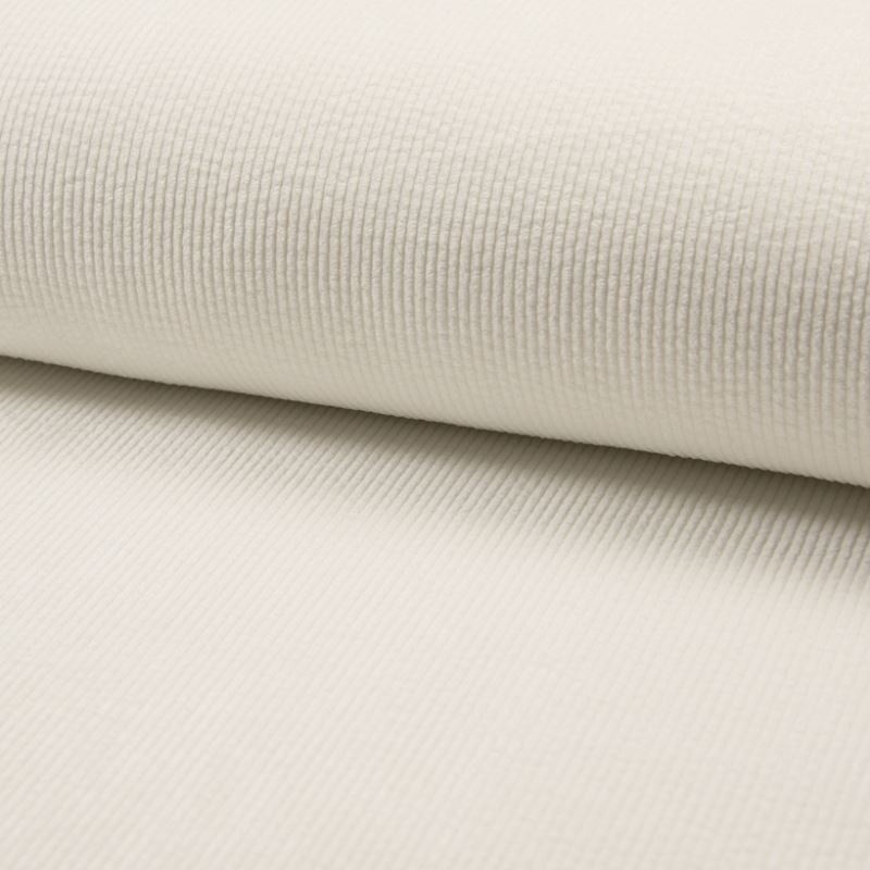 Coupon 3m Tissu Velours Côtelé Ecru 