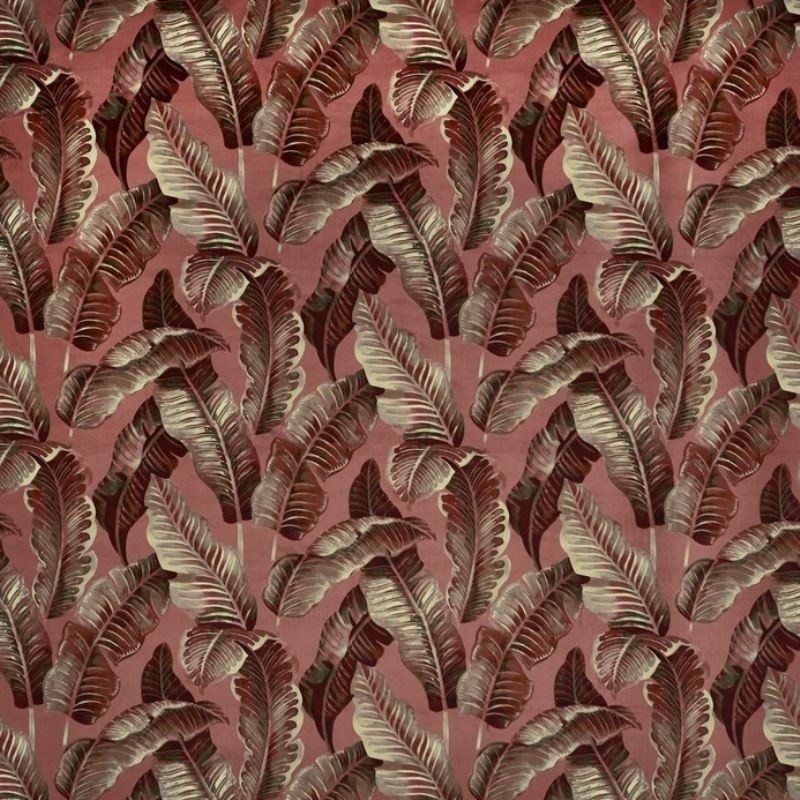 Coupon 3m Tissu Velours Nicobar Rose 
