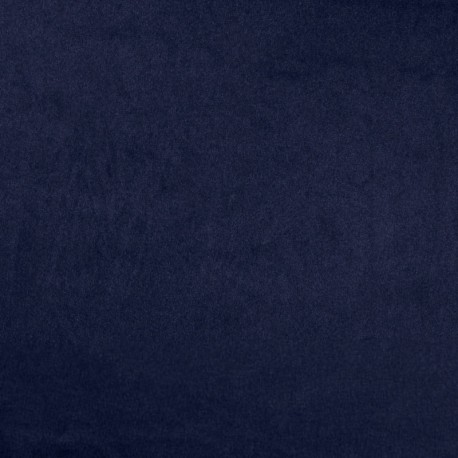 Coupon 3m Tissu Velours De Luxe Navy