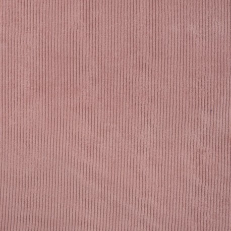 Coupon 3m Tissu Jersey Velours Florida Vieux Rose