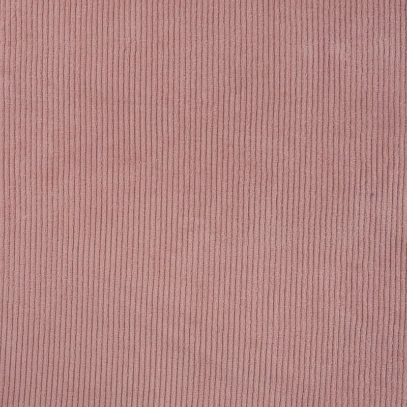 Coupon 3m Tissu Jersey Velours Florida Vieux Rose