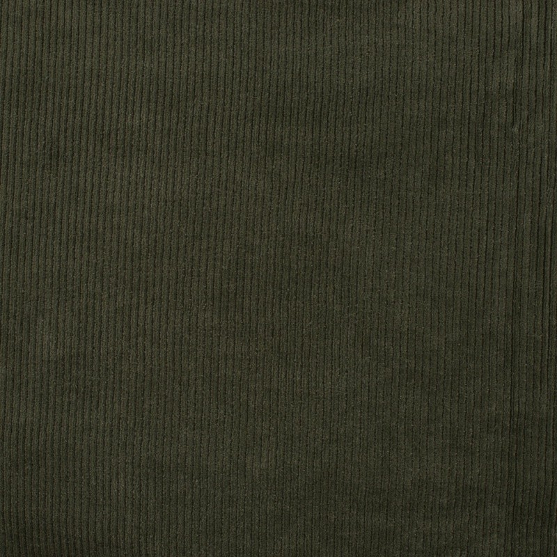 Coupon 3m Tissu Jersey Velours Florida Vert Army 
