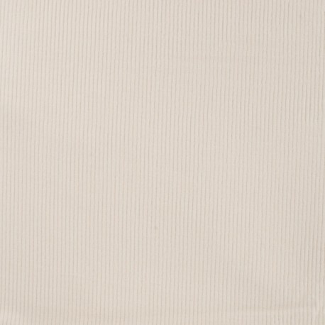 Coupon 3m Tissu Jersey Velours Florida Ecru