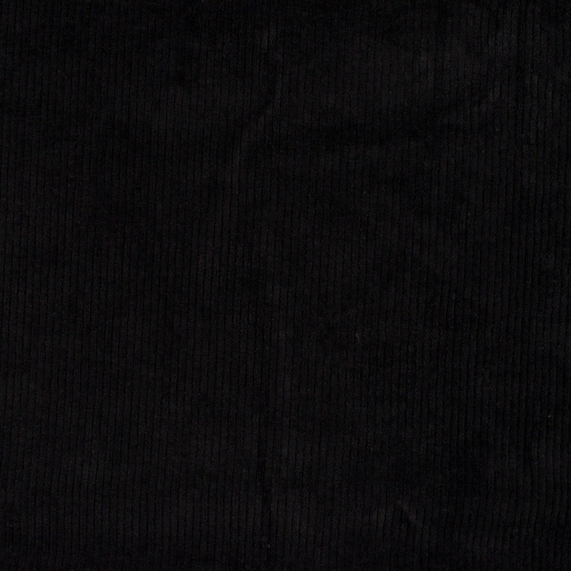 Coupon 3m Tissu Jersey Velours Florida Noir