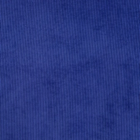 Coupon 3m Tissu Velours Cotele Royal 