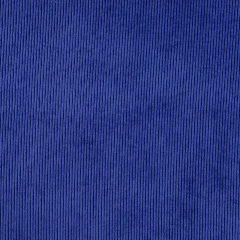 Coupon 3m Tissu Velours Cotele Royal 