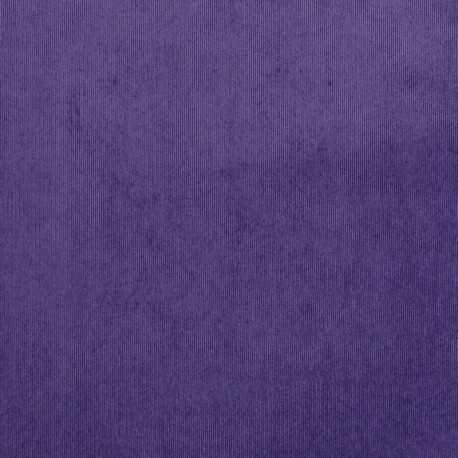 Coupon 3m Tissu Veloutine Uni Violet 