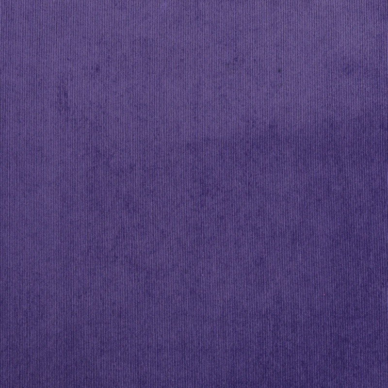 Coupon 3m Tissu Veloutine Uni Violet 