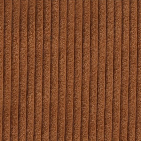 Coupon 3m Tissu Velours Côtelé Huggy Ocre 