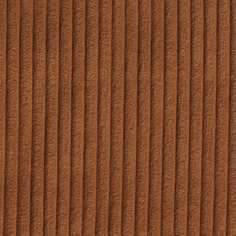 Coupon 3m Tissu Velours Côtelé Huggy Ocre 