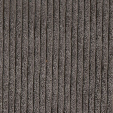 Coupon 3m Tissu Velours Côtelé Huggy Taupe 