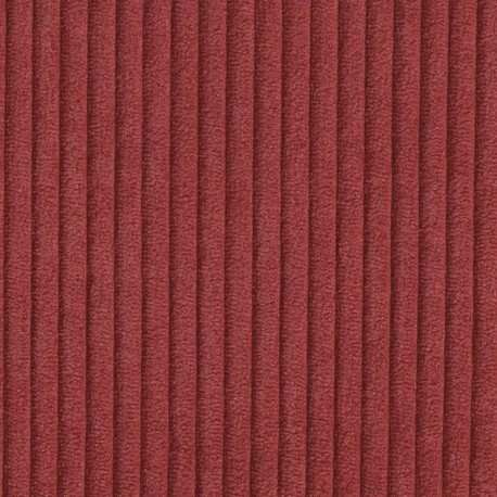Coupon 3m Tissu Velours Côtelé Huggy Terracotta 