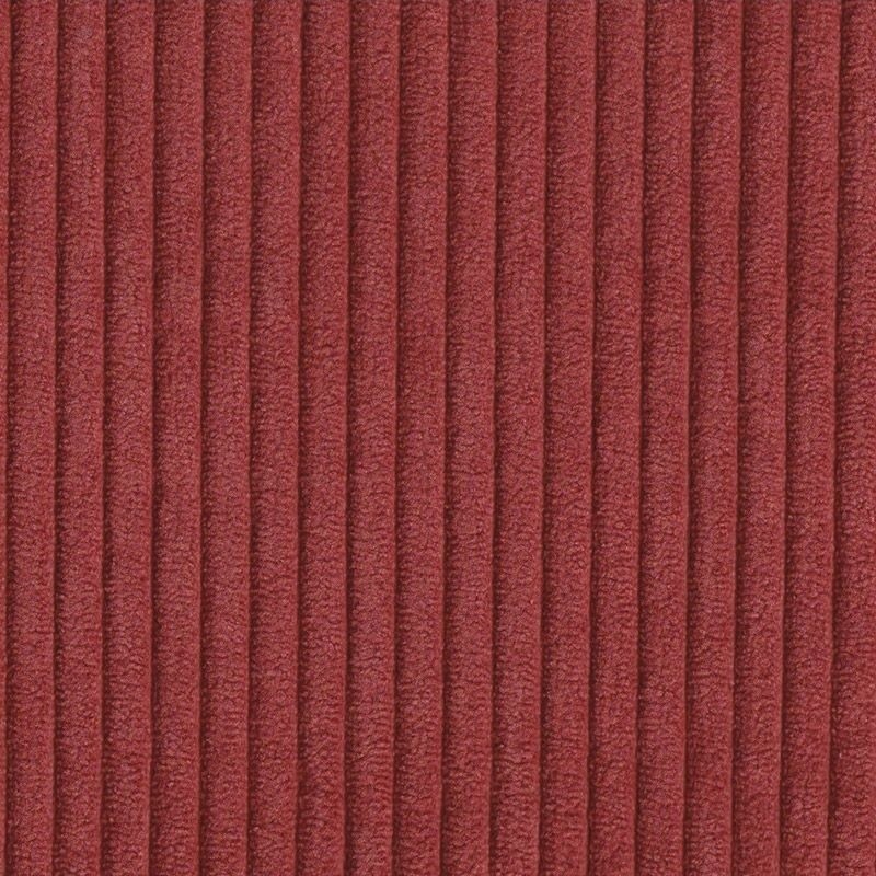 Coupon 3m Tissu Velours Côtelé Huggy Terracotta 