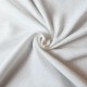 Coupon 3m Tissu Velours Chenillé Faro Uni Blanc