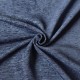 Coupon 3m Tissu Velours Chenillé Faro Uni Marine 
