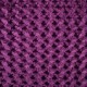 Coupon 3m Tissu Panne de Velours Relief Violet 