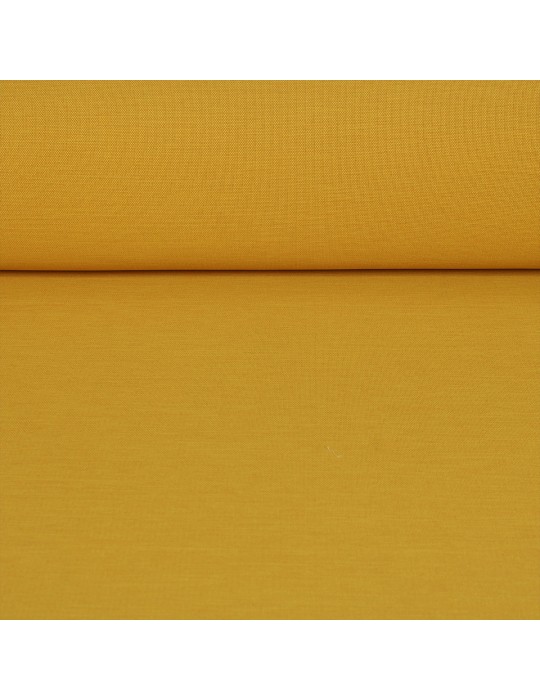 Tissu ameublement occultant uni jaune