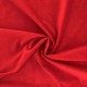 Coupon 3m Tissu Velours Rouge 