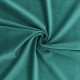 Coupon 3m Tissu Velours Bleu Canard