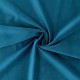 Coupon 3m Tissu Velours Bleu Français