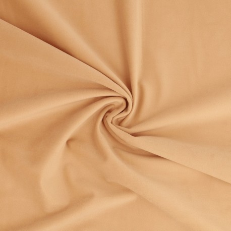 Coupon 3m Tissu Velours Taupe 