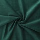 Coupon 3m Tissu Velours Vert Foncé