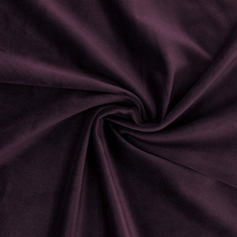 Coupon 3m Tissu Velours Violet