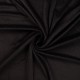 Coupon 3m Tissu Chilly Velours Uni Noir 