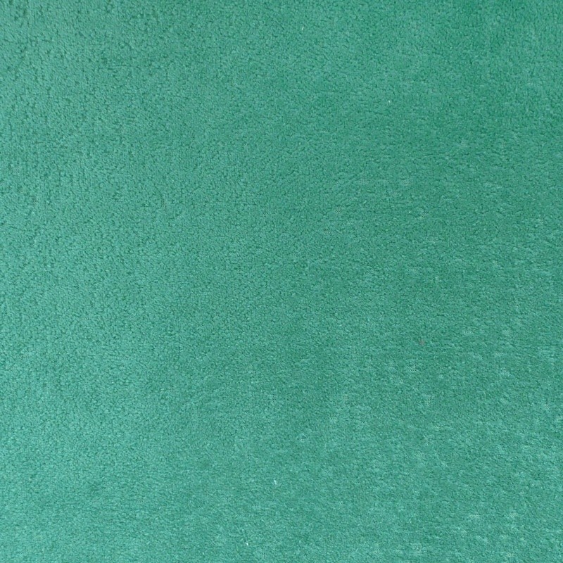 Coupon 3m Tissu Velours Frappé Ourson Vert