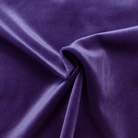 Coupon 3m Tissu Velours Velvet Violet 460gr/m²