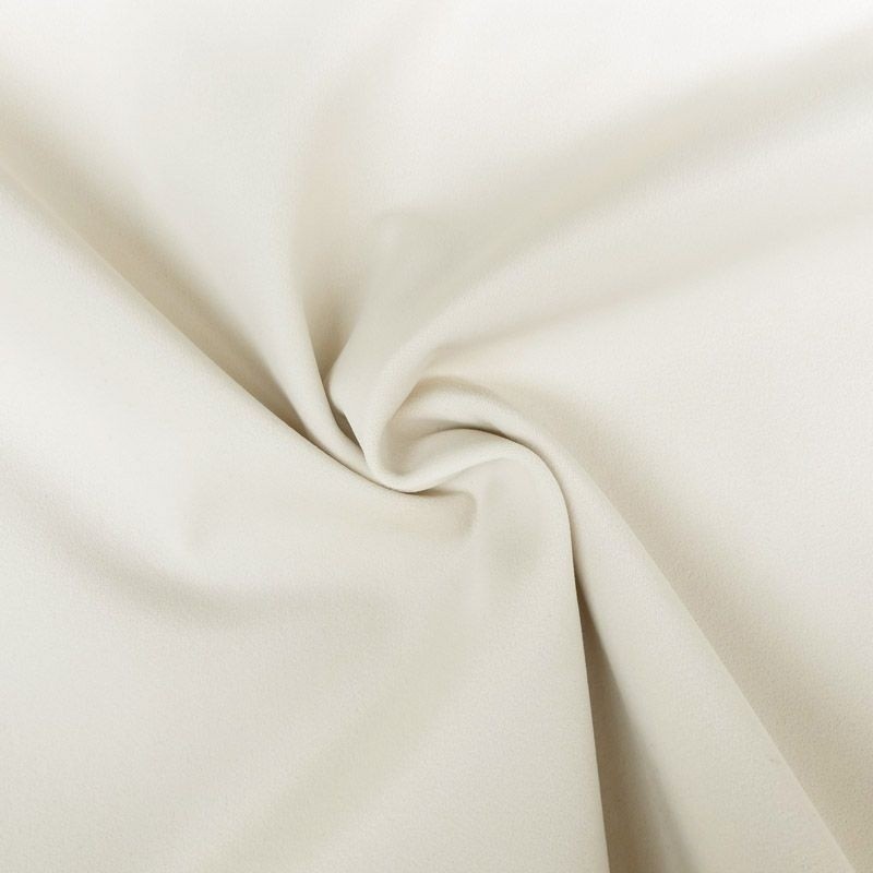 Coupon 3m Tissu Velours Polaire Moska Ecru 410g/m² 