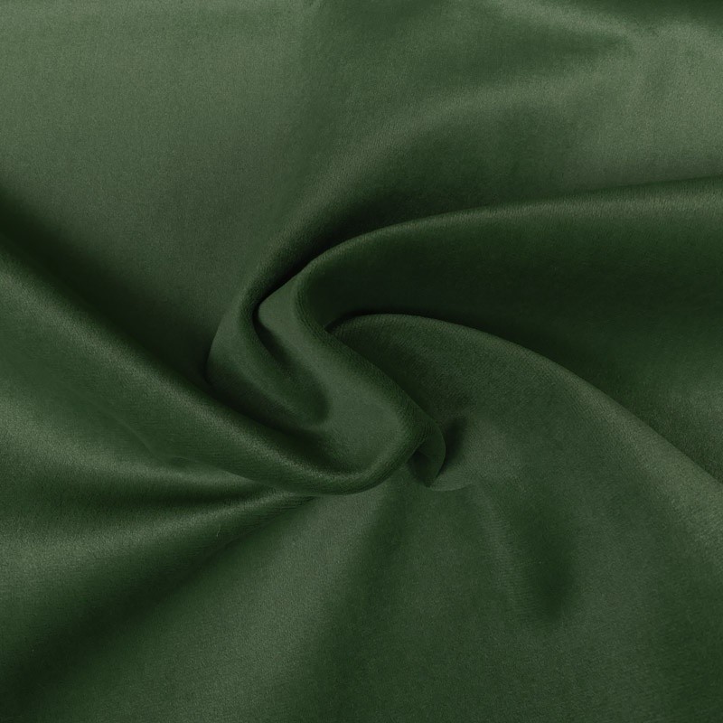 Coupon 3m Tissu Velours Polaire Moska Vert 410g/m² 