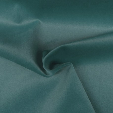 Coupon 3m Tissu Velours Polaire Moska Bleu Gris 410g/m² 