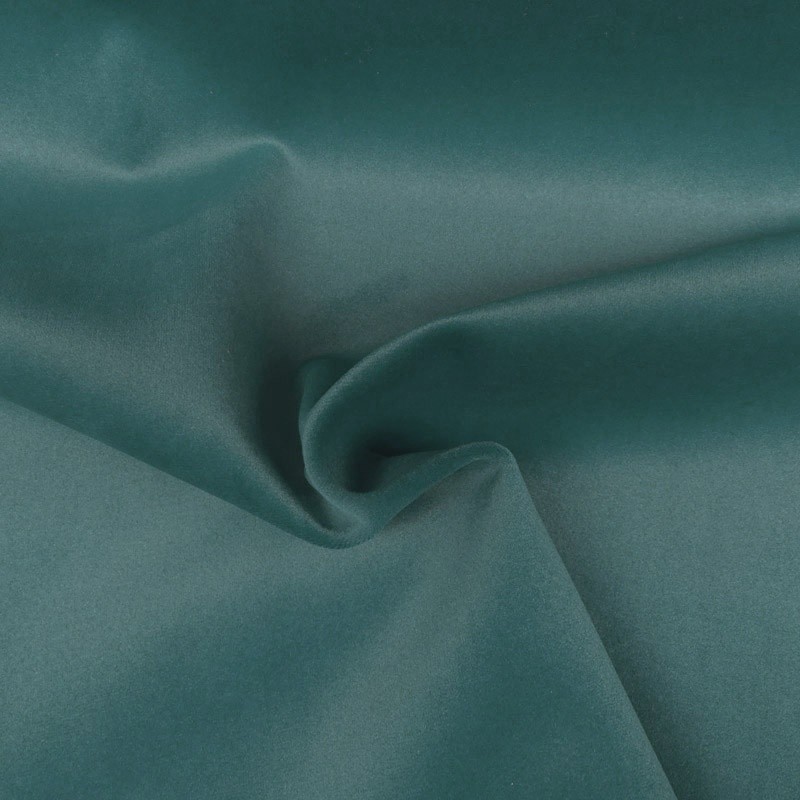 Coupon 3m Tissu Velours Polaire Moska Bleu Gris 410g/m² 