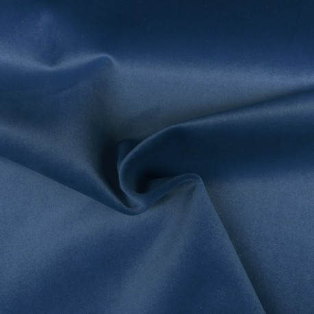 Coupon 3m Tissu Velours Polaire Moska Bleu Francais 410g/m² 