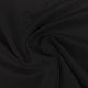 Coupon 3m Tissu Velours Polaire Moska Noir 410g/m² 