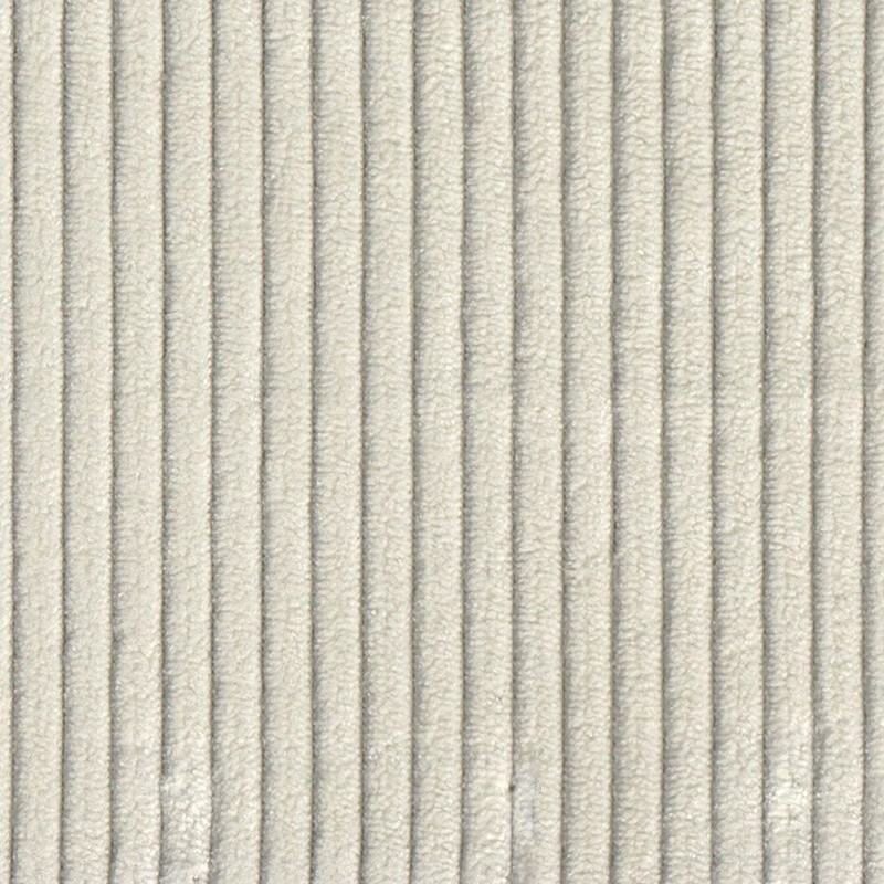 Coupon 3m Tissu Velours Côtelé Huggy Ecru