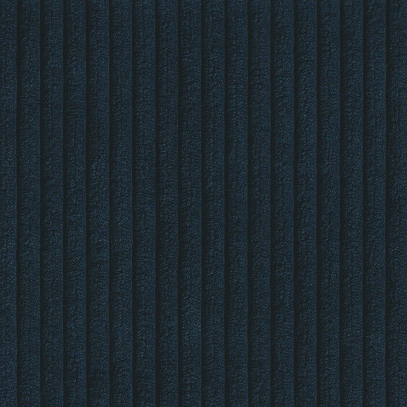 Coupon 3m Tissu Velours Côtelé Huggy Marine 